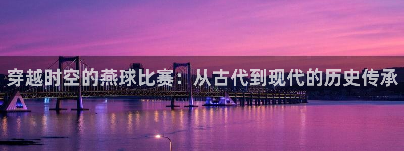 意昂2平台登录：穿越时空的燕球比赛：