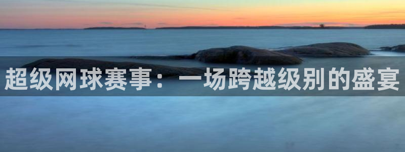  意昂2平台注册：超级网球赛事：一场跨越级别的盛宴